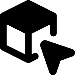 3d Cube Cursor Icon from Core Remix Set