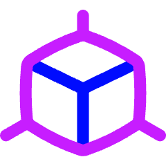 3d Module Dimension Icon from Flex Neon Set