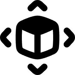 3d Module Expand Icon from Plump Remix Set