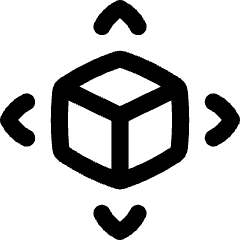 3d Module Expand Icon from Flex Line Set