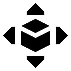 3d Module Expand Icon from Sharp Solid Set