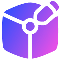 3d Pen Draw Icon from Plump Gradient Set
