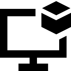 3d Print Monitor Icon from Sharp Remix Set