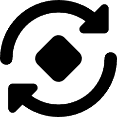 3d Rotate 2 Icon from Core Solid Set