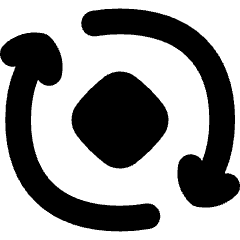 3d Rotate 2 Icon from Flex Solid Set