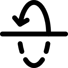 3d Rotate X Axis Icon from Core Line Set
