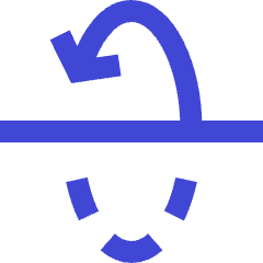 3d Rotate X Axis Icon from Sharp Duo Set