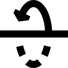 3d Rotate X Axis Icon from Sharp Remix Set