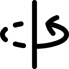 3d Rotate Y Axis Icon from Flex Line Set