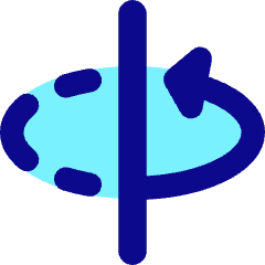 3d Rotate Y Axis Icon from Core Pop Set