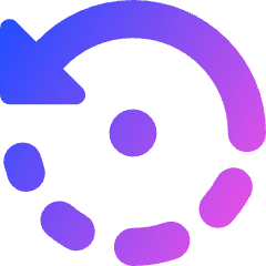 3d Rotate Z Axis Icon from Core Gradient Set