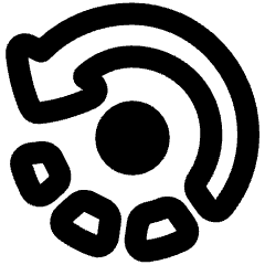 3d Rotate Z Axis Icon from Plump Remix Set