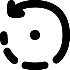 3d Rotate Z Axis Icon from Flex Solid Set