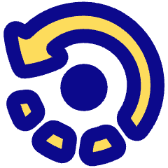 3d Rotate Z Axis Icon from Plump Pop Set