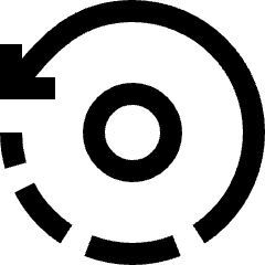 3d Rotate Z Axis Icon from Sharp Line Set