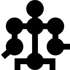 Animated Skeleton Icon from Sharp Solid Set