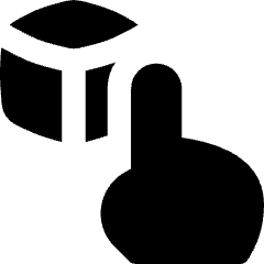 Ar Finger Touch Icon from Flex Solid Set