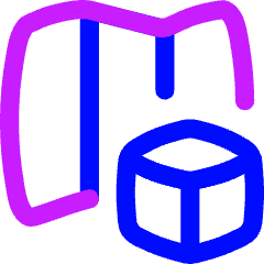 Ar Map Icon from Flex Neon Set