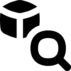 Ar Searching Box Icon from Flex Solid Set