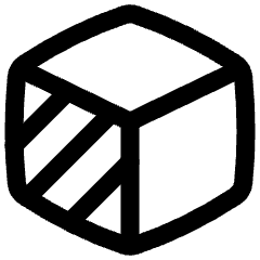 Front View 3d Icon from Flex Line Set