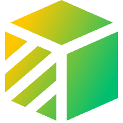 Front View 3d Icon from Sharp Gradient Set