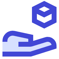 Hand Hold 3d Box Icon from Sharp Duo Set