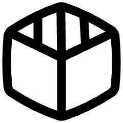 Top View 3d Icon from Flex Line Set