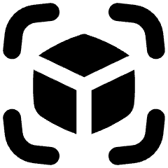 View In Ar 3d Scan Icon from Flex Solid Set