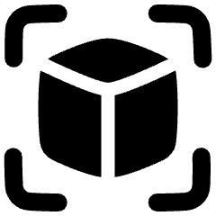 View In Ar 3d Scan Icon from Plump Solid Set