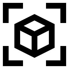 View In Ar 3d Scan Icon from Sharp Line Set