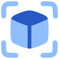 View In Ar 3d Scan Icon from Plump Flat Set