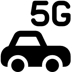 Car 5g Icon from Ultimate Bold Set