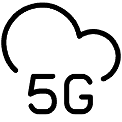 Cloud Computing 5g Icon from Ultimate Light Set