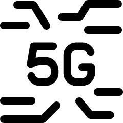 Network 5g Icon from Ultimate Regular Set