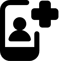 Online Healthcare Advice Phone Icon from Ultimate Bold Set