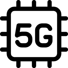Silicon Chip 5g Icon from Ultimate Regular Set