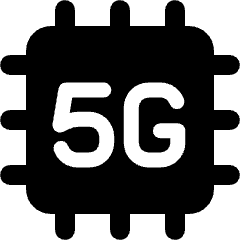 Silicon Chip 5g Icon from Ultimate Bold Set