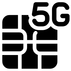 Sim Card 5g Icon from Ultimate Bold Set