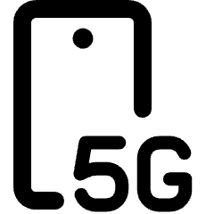 Smartphone 5g 3 Icon from Ultimate Bold Set