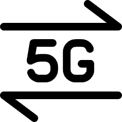 Transfer Speed 5g 1 Icon from Ultimate Regular Set