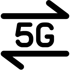 Transfer Speed 5g 1 Icon from Ultimate Bold Set