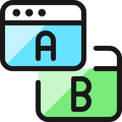 Ab Testing Browsers Icon from Ultimate Colors Set