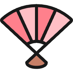 Accessories Hand Fan Icon from Ultimate Colors Set