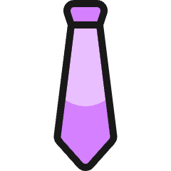 Accessories Tie Icon from Ultimate Colors Set