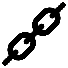 Chain Icon from Ultimate Bold Set