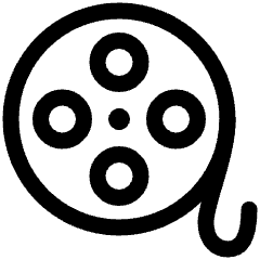 Film Roll 1 Icon from Plump Line Set