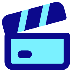 Film Slate Icon from Core Pop Set