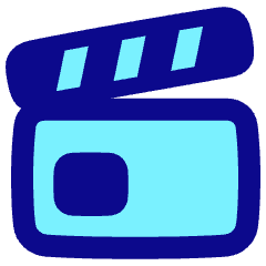Film Slate Icon from Plump Pop Set