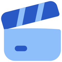 Film Slate Icon from Flex Flat Set