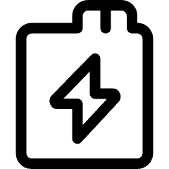 Photography Equipment Battery Icon from Ultimate Regular Set